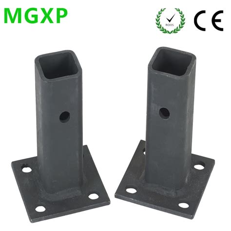 buy square metal brackets 1 1 2 wide|1 square tube mounting bracket.